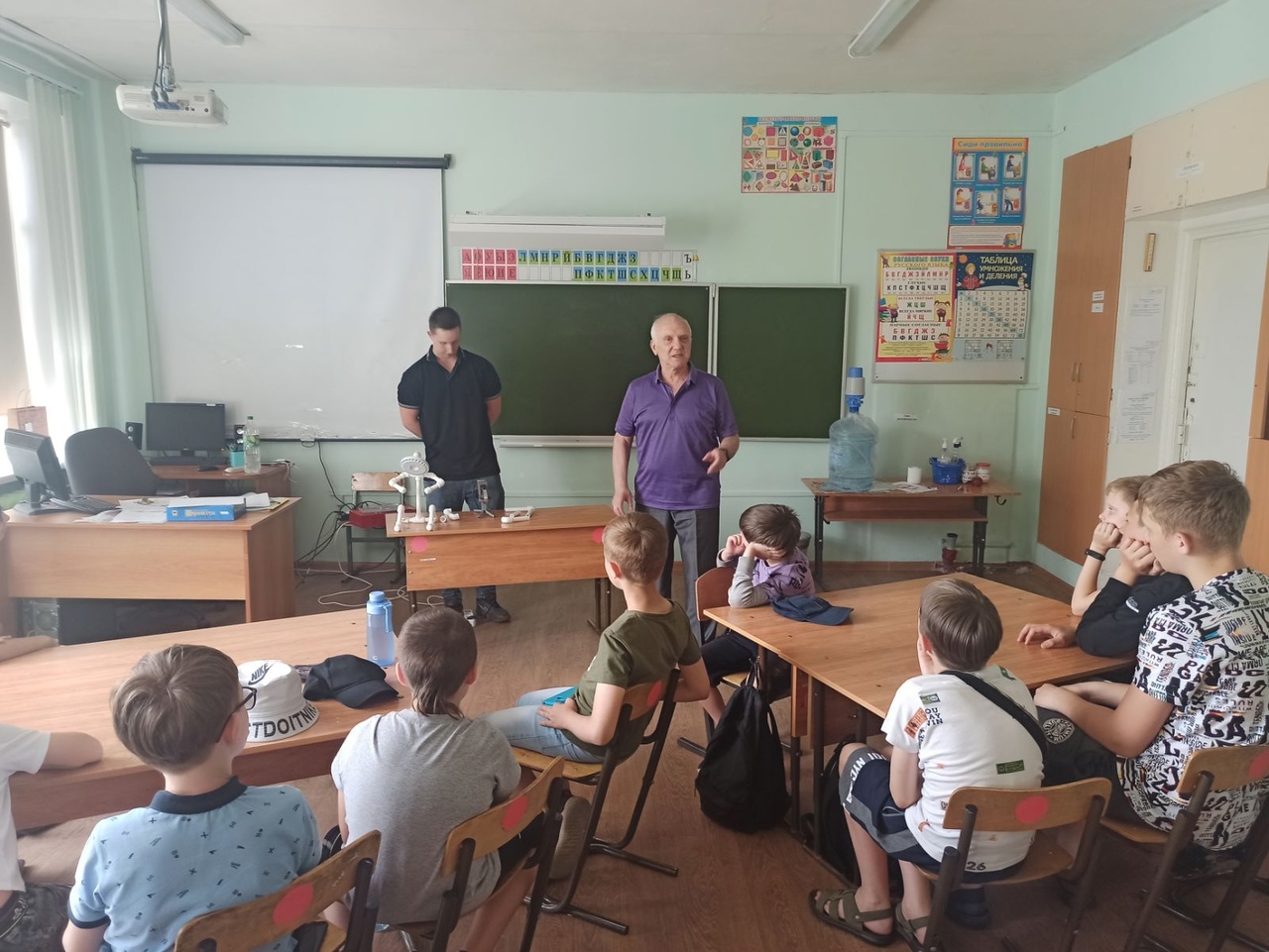 Профориентация в летнем лагере.